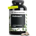 natural elements Weihrauch Kapseln – 1176mg Extrakt aus Weihrauch/Tag – 85% Boswelliasäuren – hochdosiert & vegan – Vorrat für 5 Monate – in Deutschland entwickelt & laborgeprüft