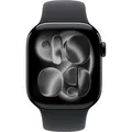 Watch Series 11, Smartwatch schwarz (glänzend), Aluminium, 42 mm, Sportarmband schwarz S/M