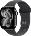 Apple Watch Series 11 GPS 42mm Aluminiumgehäuse Sport Band Schwarz S/M
