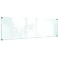 Tulup Küchenrückwand Glas Transparent Küchenrückwand Platte Glas Durchsichtig 100x30 cm Küchen Wandpaneel Glas Durchsichtig