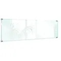 Tulup Küchenrückwand, Transparent, Glas, 100x30x0.4 cm, Kochen, Küchenhelfer, Sonstige Küchenhelfer