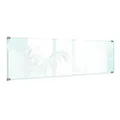 Glasrückwand Hartglas Wandschutz Küche transparente Glas Küchenpaneel 100x30