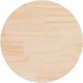 vidaXL Tischplatte Ø70x2,5 cm Massivholz Kiefer 813648