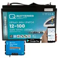 Q-Batteries Lithium Akku 12-100 12,8V 100Ah 1280Wh LiFePO4 Batterie mit Victron