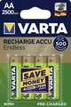 VARTA RECHARGE ACCU Endless AA 2500mAh, 4er Blister Akku #19972181