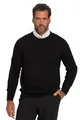 JP 1880 Herren große Größen Übergrößen Menswear L-8XL Pullover, runder Ausschnitt, JP1880-Stick, Baumwolle schwarz 7XL 708261130-7XL