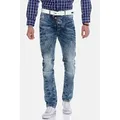 Cipo & Baxx 5-Pocket-Jeans Jeans in Regular-Fit, CD-346 blau 34