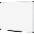 Whiteboard magnetisch 60x45cm, Aluminiumsrahmen, Wandmontage, mit Markerhaltung