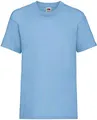 Fruit of the Loom Jungen T-Shirt, Blue (Sky), 12-13 Jahre (152)