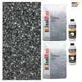 Steinteppich SET Carnico 1-4 mm Marmorkies 50 kg + PU-Bindemittel Set für 5m²