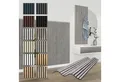 Hexim Wanddekoobjekt APH10 (Akustikpaneele 6 Stück 138,5x60cm Holz Comfort - flexible Holzpaneele Platten Lamellenwand MDF Wandpaneele Lamellenverkleidung Wandverkleidung schalldämmend 4.98m² Chicago Concrete)