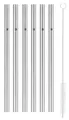 WMF Trinkhalme Baric 320101941, (6x Trinkhalm, 1x Reinigungsbürste)
