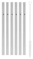 Trinkhalm-Set WMF BARIC LBH 24.30x11.80x1.80 cm silber