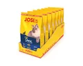 JosiCat Crispy Duck (7 x 650 g) | Adult | Premium Trockenfutter für Katzen | mit köstlicher Ente & wertvollen Fettsäuren | Powered by JOSERA | Katzenfutter | Alleinfuttermittel | 7er Pack