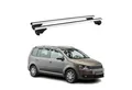 OMAC Dachträger für VW Touran 2003-2015 Gepäckträger Grundträger Aluminium Silber 2x (2-St), Wasserbeständig,Abnehmbar,Multifunktional,Leichtgewichtig