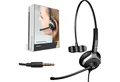 GEQUDIO Headset (mit Wechselverschluss für mehrere Endgeräte, inklusive Anschlusskabel)
