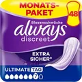 Always Discreet Inkontinenzeinlagen Ultimate Day, 48 Binden (4x12 Stück) Einlage