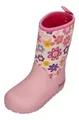 KOEL Barefoot Gummistiefel NEOPREN WELLIE fuchsia flowers, Größe:23 EU