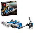 LEGO Star Wars Captain Rex Y-Wing Microfighter, baubares Spielzeug-Sternenschiff