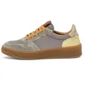 El Naturalista Unisex. 2584412S7005_0MU Leder Turnschuhe N5844 Geo grau (46), Wohnung, Schnürsenkel, Lässig
