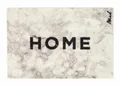 Mad about Mats Fußmatte Blink, rechteckig, Schmutzfangmatte, Haustür, mit Spruch Home, Marmor Optik, Indoor & Outdoor, Meliert, maschinenwaschbar, rutschfest, 50 x 75 cm, Türvorleger, Grau