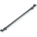Relaxdays Handlauf Stahl Anthrazit Eckig 200 cm
