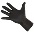 Einmalhandschuh Nitril 30 cm lang schwarz black extra stark  50 Stück Gr L