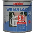 Wilckens Farben Weißlack Seidenmatter weißer Lack, Grund- und Deckanstrich in einem Arbeitsschritt