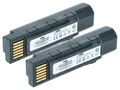vhbw 2x Akku Ersatz für Datalogic TW18050652, 128004721, BT-47, RBP-GM45 für Barcodescanner POS (3400 mAh, 3,7 V, Li-Ion)