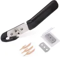 Professionelle Folienschneider Sicherheitsmesser mit Extra 3 STK. PTFE