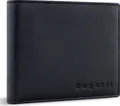 bugatti Leder Geldbörse Lima RFID Wallet With Flap Black schwarz