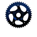 Samox E-Bike Kettenblatt für Bosch GEN 3, für 1/2 x 3/32 & 11/128" Ketten, Kettenlinie 47 mm, Stahl, Schwarz