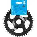 Messingschlager Kettenblatt E-Bike Bosch Gen3, 38Z, schwarz, Direct mount