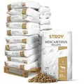 Stroy Miscanthus Pellets Einstreu 15kg x 20 Sack 300kg Palette