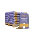 Miscanthuspellets Einstreu Pellets Miscanthus Tier Streu Pellet Für Großtier Kleintier Pferde Stall Box Paddock 15kg x 20 Sack 300kg / 1 Palette