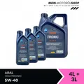 Aral HighTronic 5W-40 MB 229.31 Opel RN 0700 VW 505 Motoröl 4+3 Liter = 7 Liter