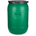 Garronda Regentonne Weithalsfass 250 Liter Plastikbehälter mit Deckel GD-0142, 250 l, BPA-Frei grün 250 l