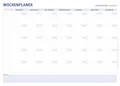 STAEDTLER Lumocolor Wochenplaner 84,1 x 59,4 cm