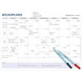 STAEDTLER Wochenplaner wiederverwendbar abwischbar DIN A1 Set mit 2 Stiften