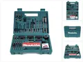 Makita Bit-Set B-53811 Bit & Bohrer-Set 100-teilig mit Bithalter in Kunstoffkoffer
