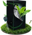 Hydroponic Growbox 60x60x180 cm mit Zelt, Reflexfolie & Feuchtigkeitsmesser