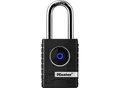 Masterlock Vorhängeschloss mit Bluetooth®, militärische Verschlüsselung, schwarz
