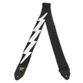 E-Guitar Strap White Lightning