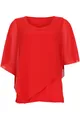 malito more than fashion Chiffonbluse malito Damen Chiffonbluse asymmetrisch 10732 Schlupfbluse Blusenshirt asymmetrisch geschnitten Einheitsgröße