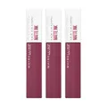 3 x Maybelline New York Superstay Matte Ink Liquid Lipstick - 165 Successful