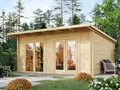 Fjordholz Gartenhaus Modell Berlin 70 D Modern mit Pultdach