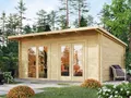 Fjordholz Gartenhaus Berlin 70 D Modern mit Pultdach