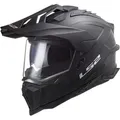 LS2 MX701 Explorer Solid Motocross Helm, schwarz, Größe S für Männer
