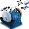 Nass-Schleifsystem TIGER 2000S Scheppach - 120W | Ø 200mm | 230V | Edelkorund-Schleifstein