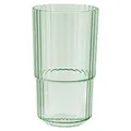 APS 10574 Trinkbecher -LINEA- Hochwertiges Tritan Kunststoff Trinkglas mit 0,5 Liter, BPA frei, stapelbar, bruchfestes Mehrweg-Glas, wiederverwendbar und spülmaschinenfest, 500 ml, light green